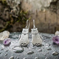 Cute Cat Silver Earrings