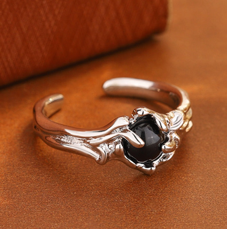 Vintage Black Onyx Ring