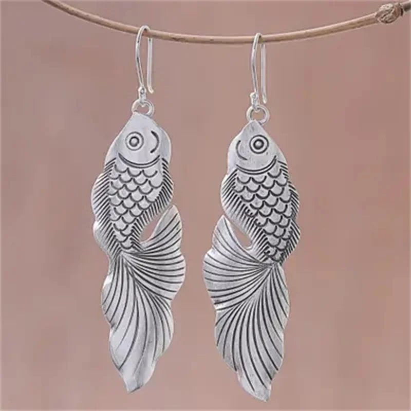 Vintage Goldfish Earrings