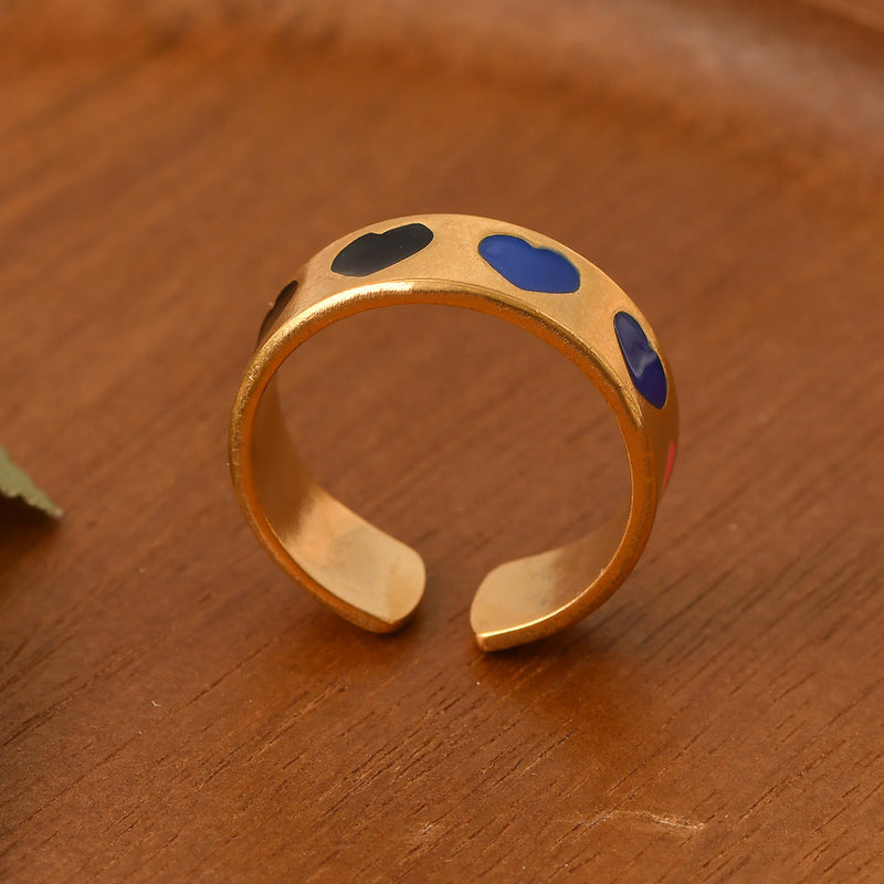 Colorful Enamel Ring