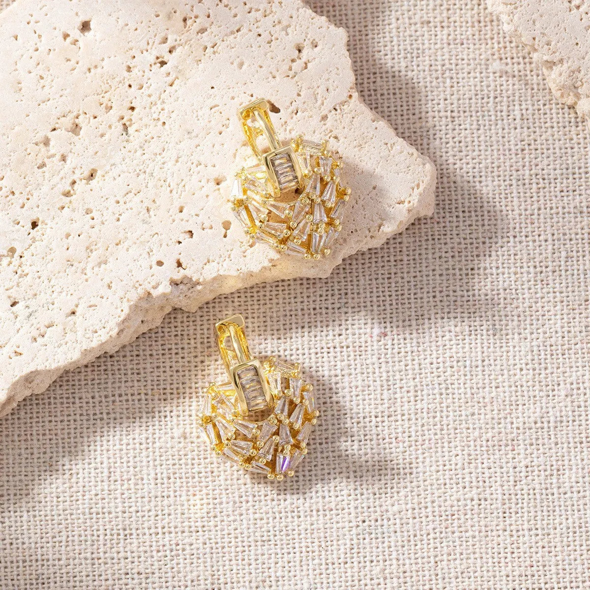 Crystal Cluster Earrings