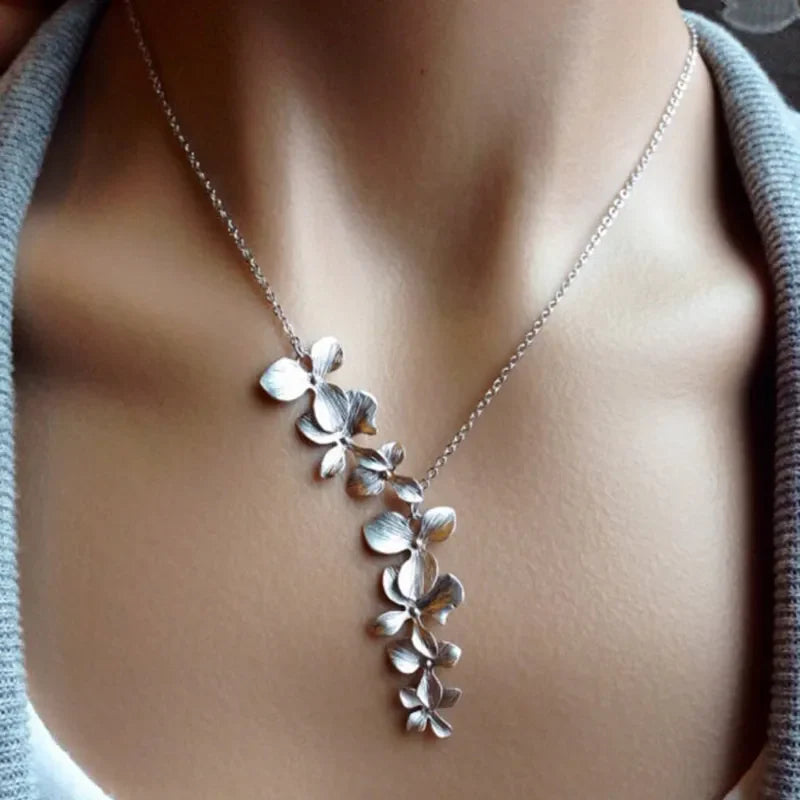 Elegant Silver Orchid