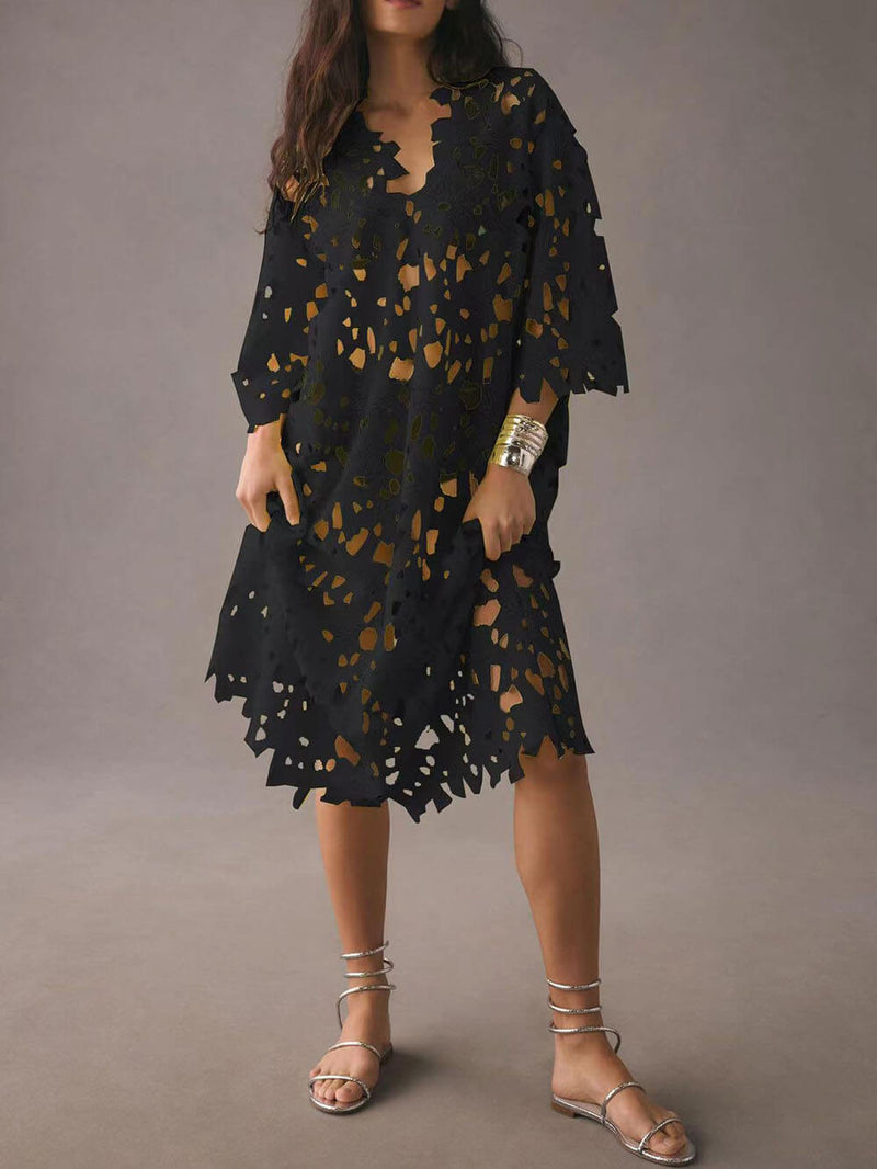 Amalfi - Coast Lace Cover-up Midi Dress