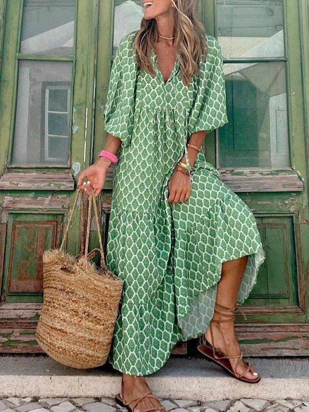 Breeze - Printed Maxi Dress