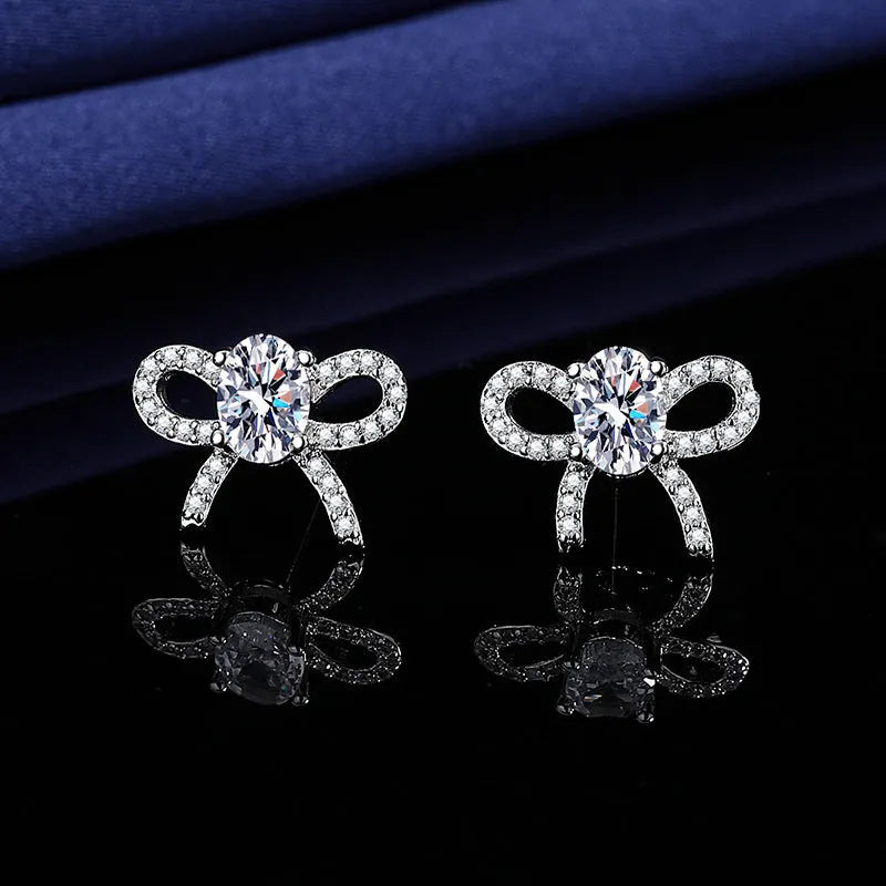 Elegant Crystal Oval Stud