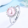 Elegant Pink Pearl Ring