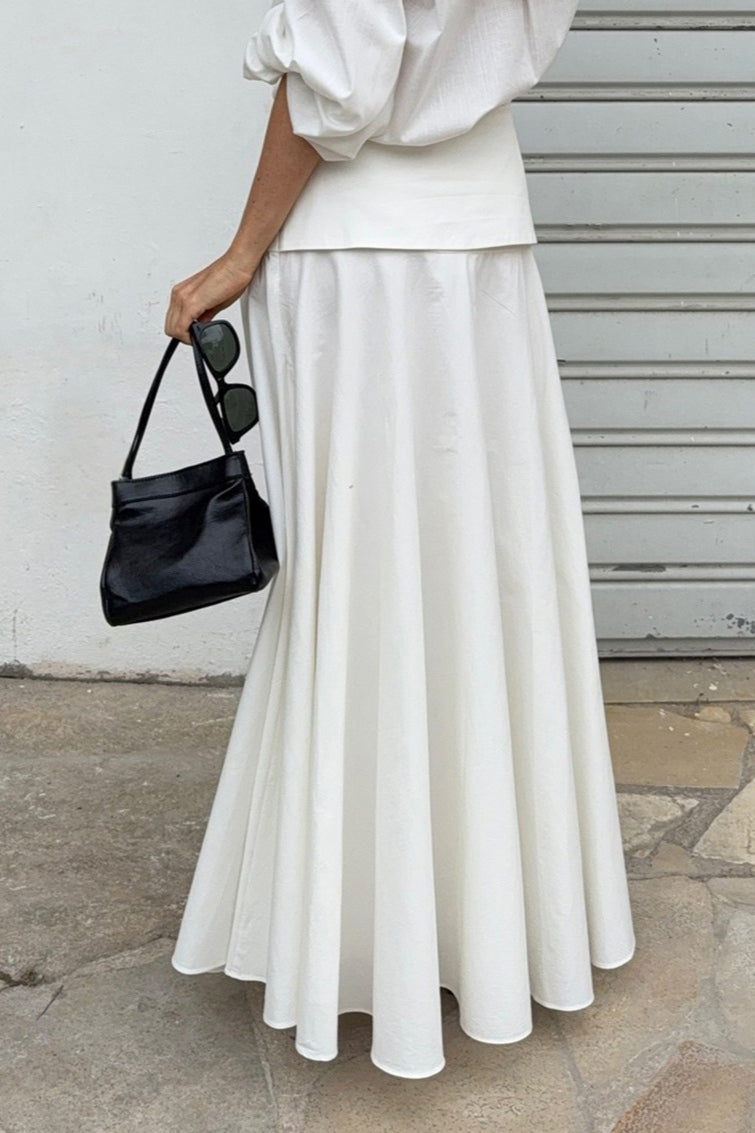 A-line Midi Skirt