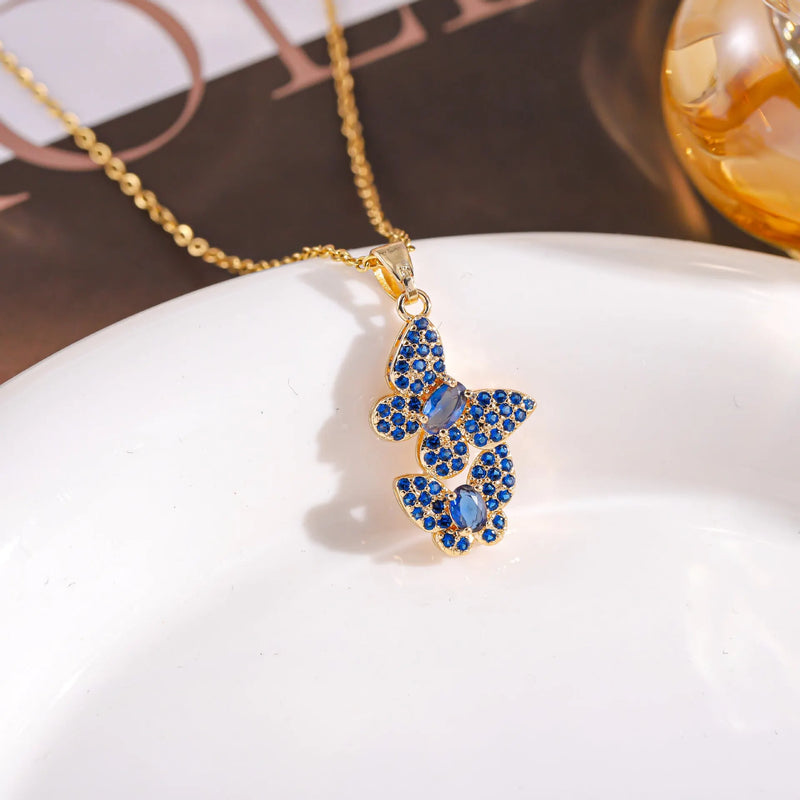 Elegant Blue Sapphire Necklace