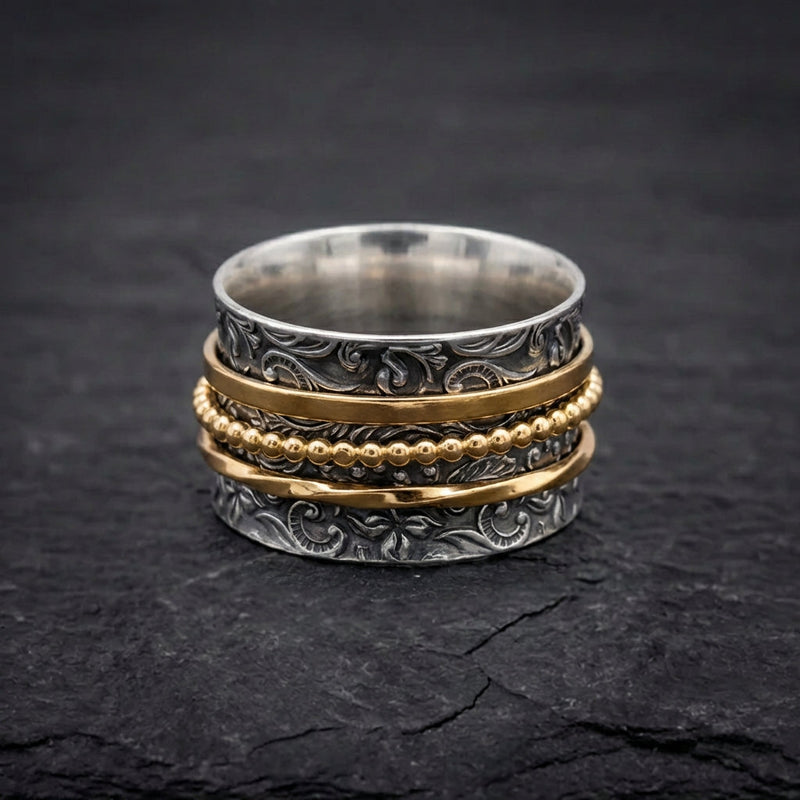 Bohemian Wide Three Layer Ring