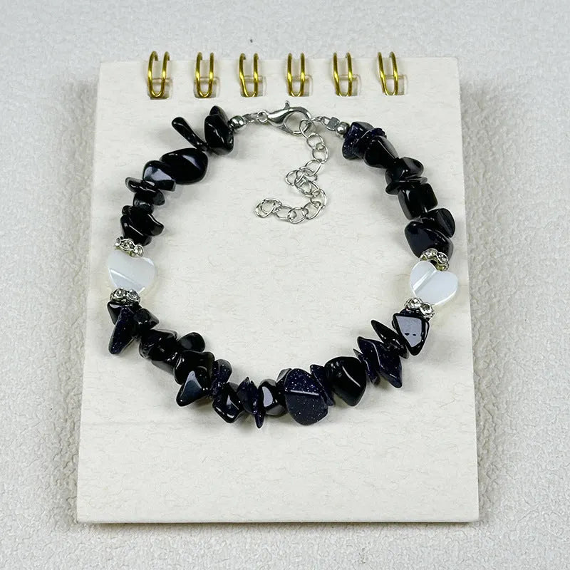 Black Onyx Chip Bracelet
