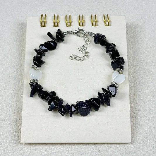 Black Onyx Chip Bracelet