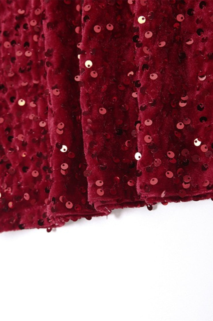 Sequin High Waist Bodycon Pencil Skirt