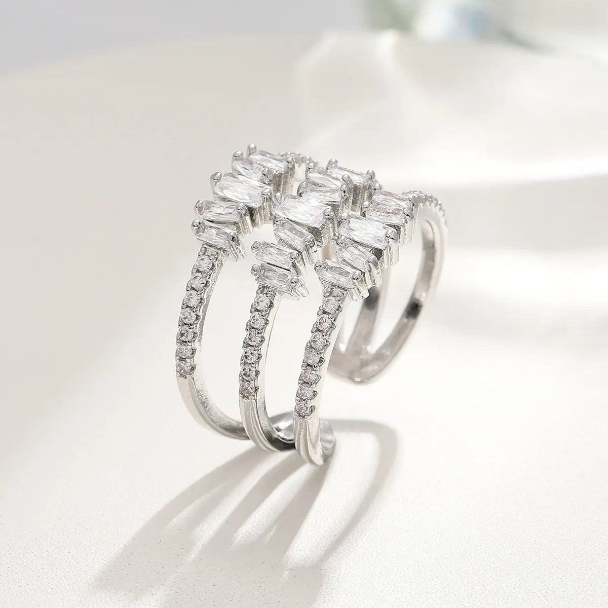 Elegant Baguette Diamond Ring