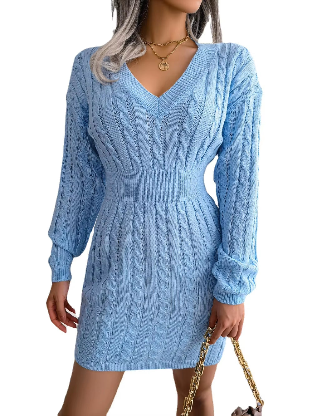 Pullover Sweater Dress 15