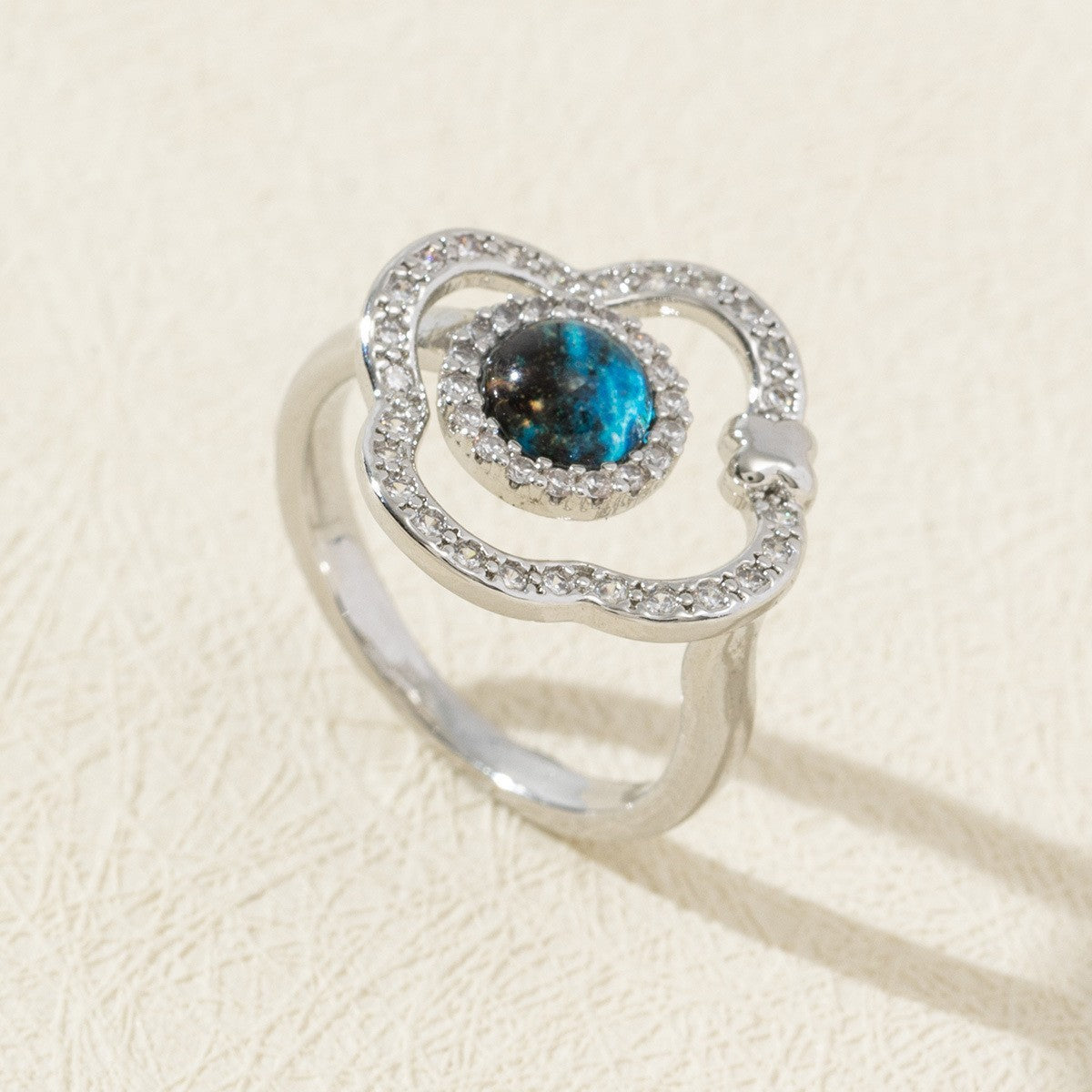 Elegant Blue Topaz Ring