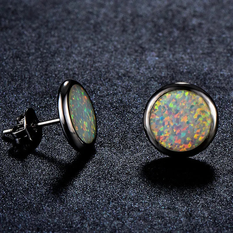 Colorful Opal Earrings