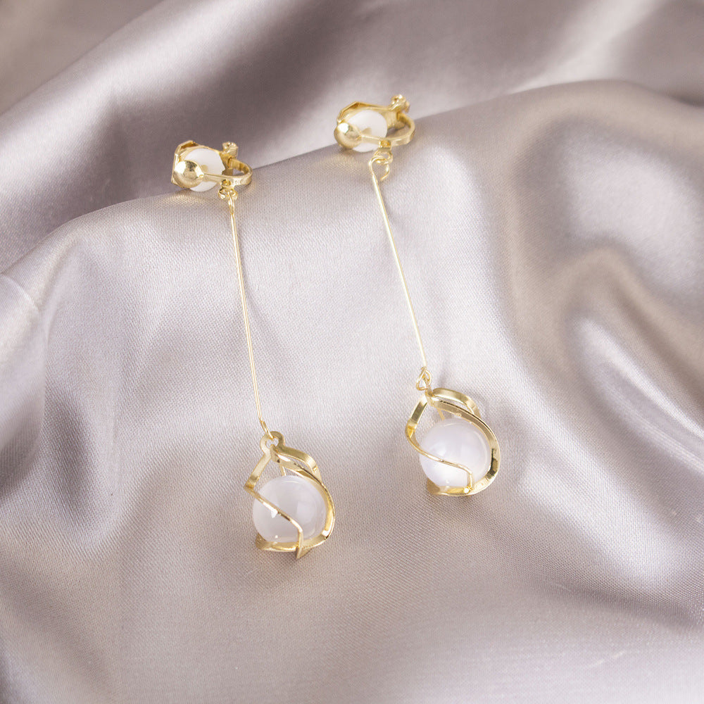 Elegant Pearl Drop Earrings