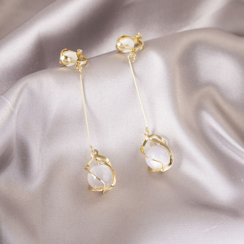 Elegant Pearl Drop Earrings