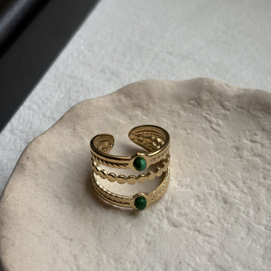 Vintage Malachite Ring