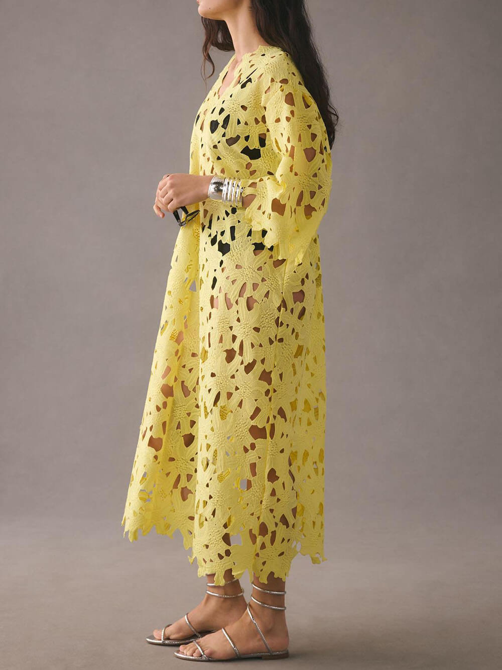 Amalfi - Coast Lace Cover-up Midi Dress