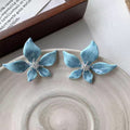 Blue Flower Earrings