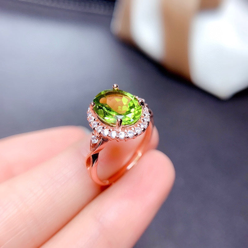 Elegant Peridot Ring