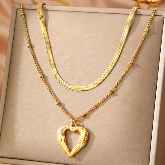 Gold Heart Necklace