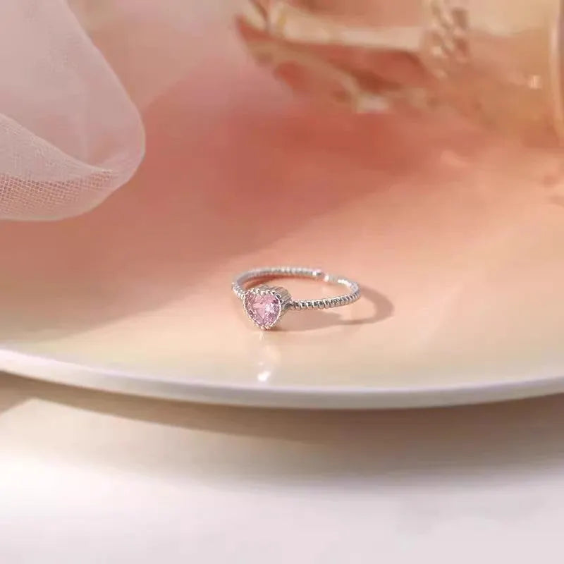 Elegant Pink Amethyst Ring
