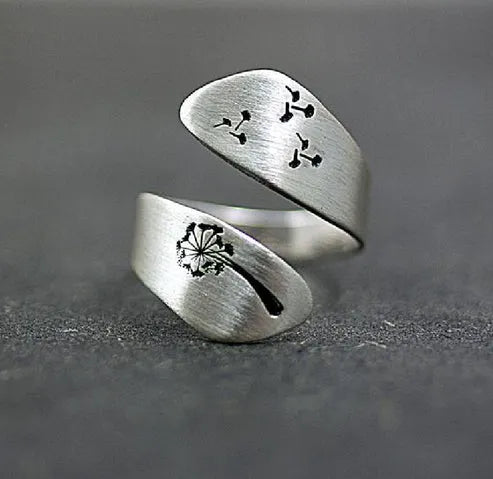 Handmade Dandelion Ring