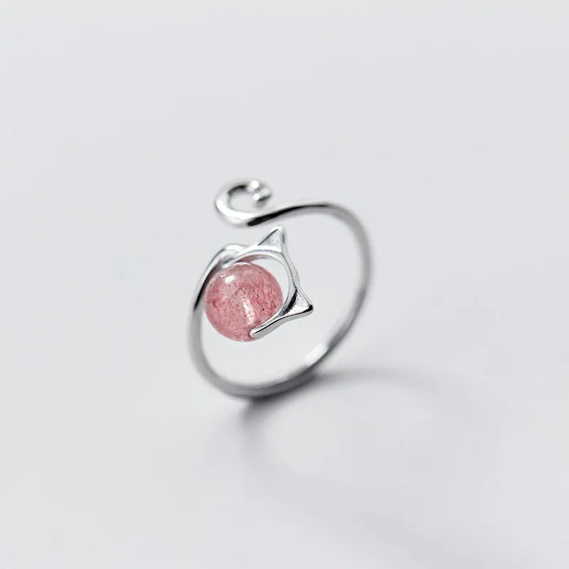 Elegant Pink Tourmaline Ring