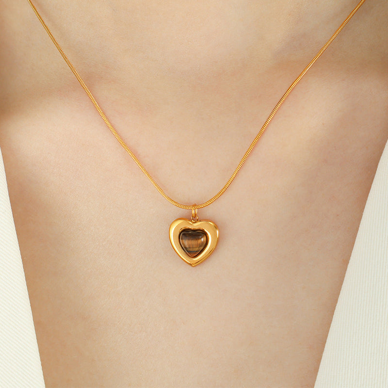 Classic Gold Heart Necklace
