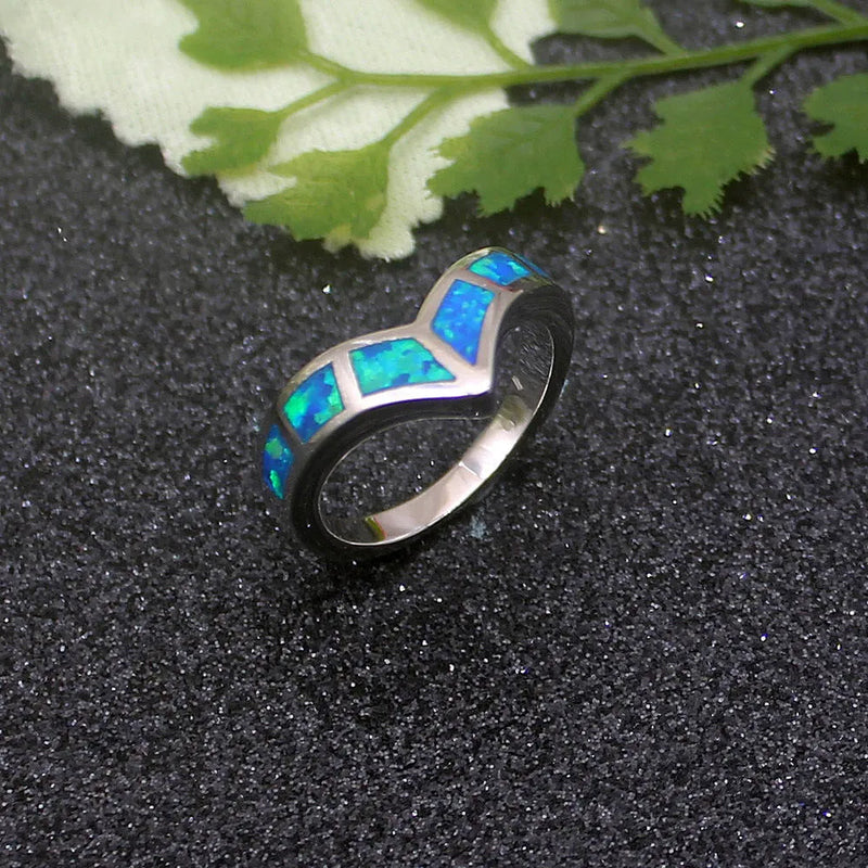 Colorful Opal Ring