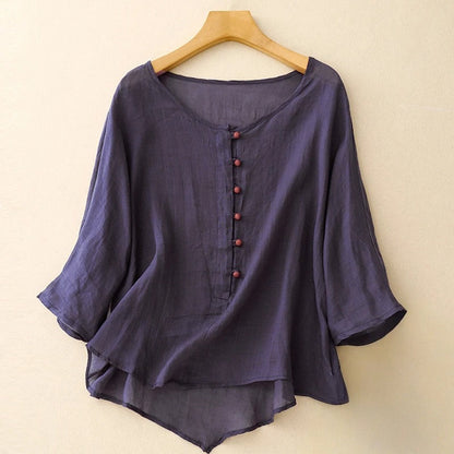 Aiease™ Everluxe Linen Blouse — Own Effortless Grace and Unstoppable Confidence Every Day