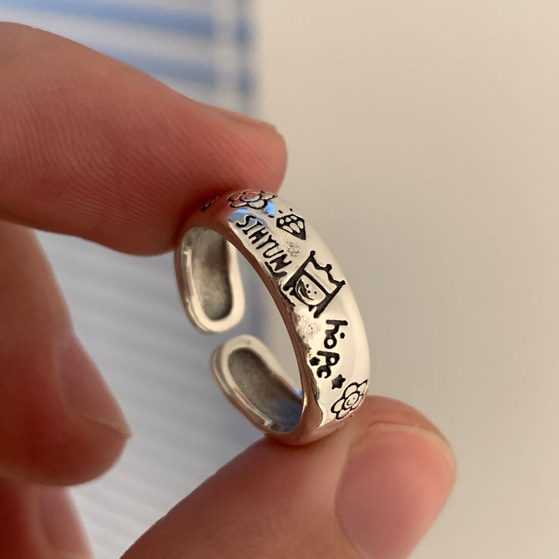 Handmade Nautical Silver Ring
