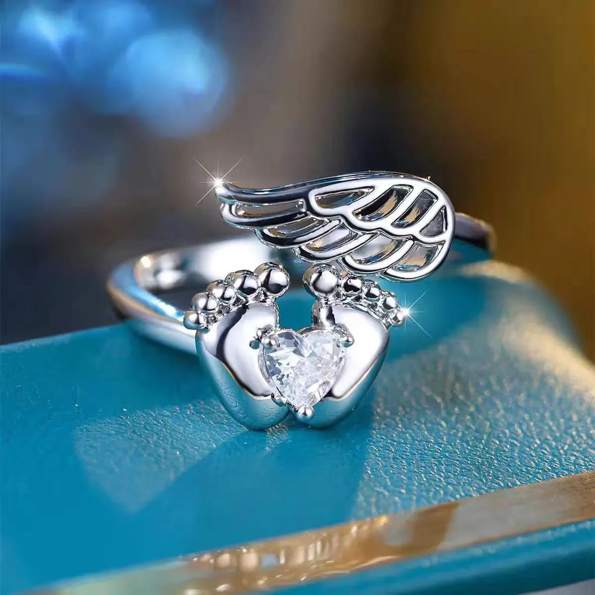 Elegant Angel Wing Ring