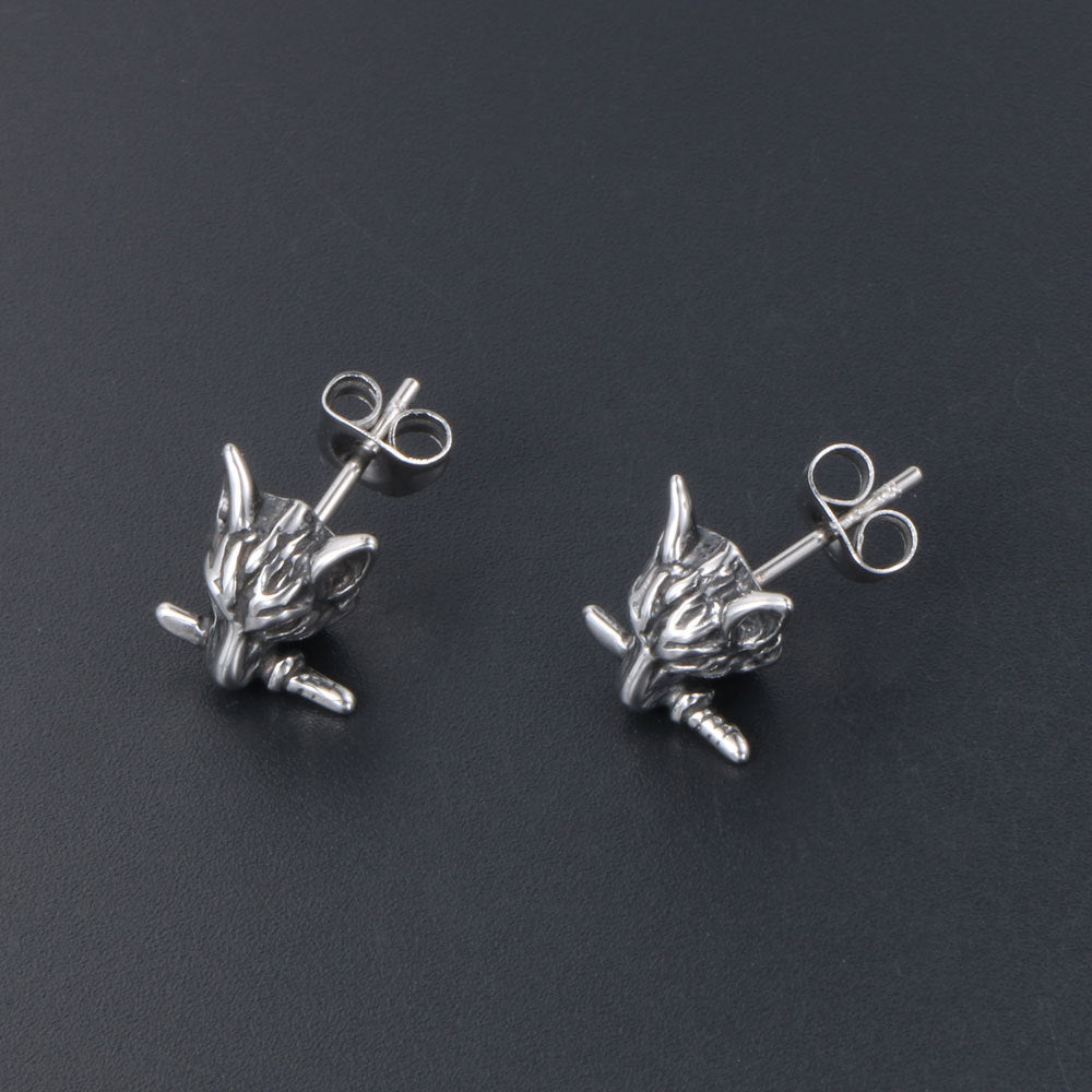 Silver Cactus Earrings