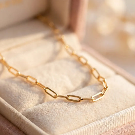Fine Golden Chain Necklace