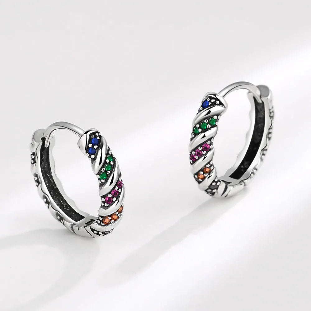Rainbow Gemstone Earrings