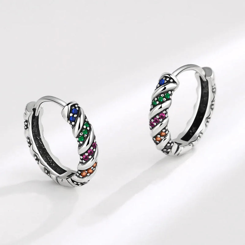 Rainbow Gemstone Earrings