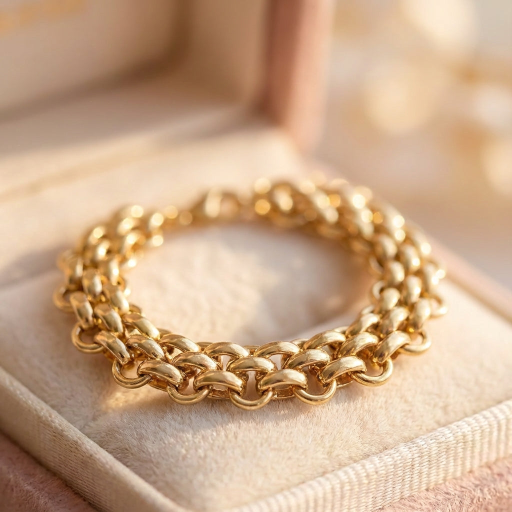 Vintage Chain Gold Bracelet