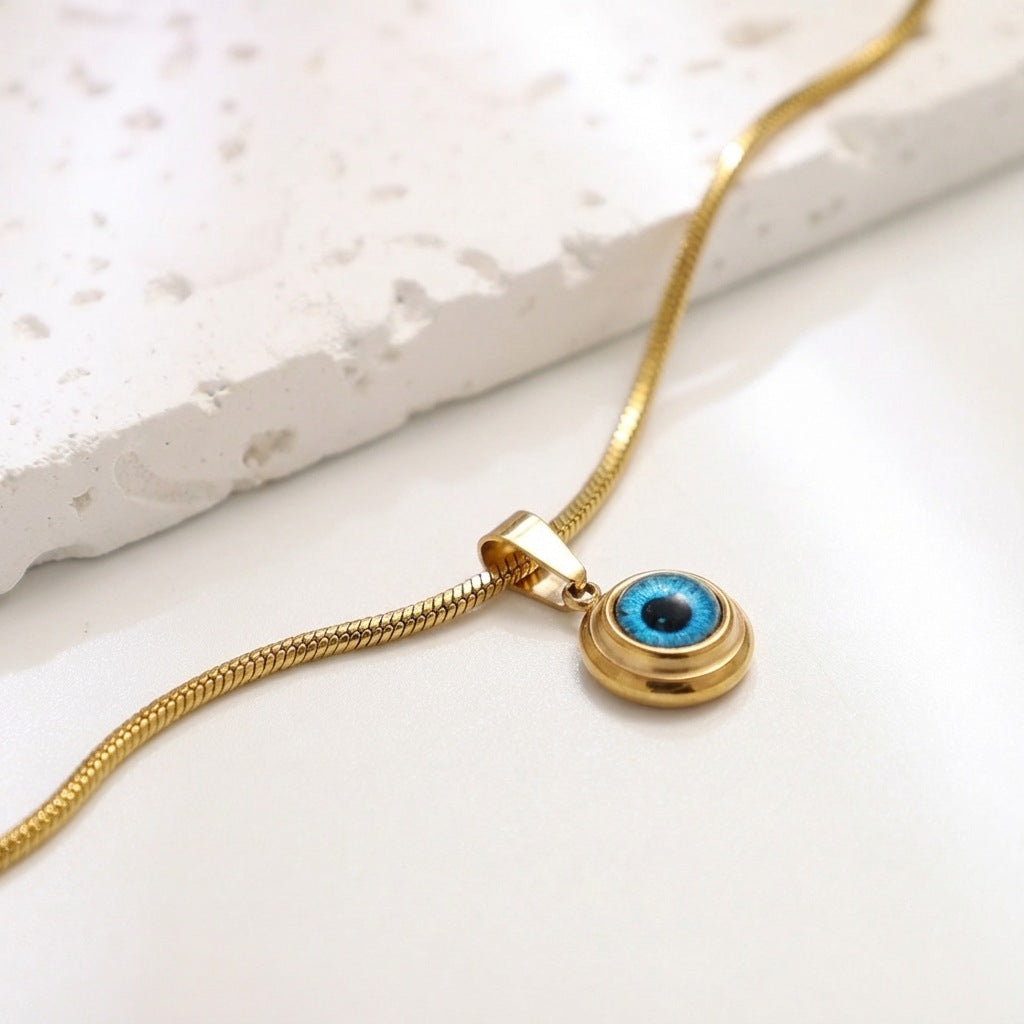 Classic Blue Eye Necklace