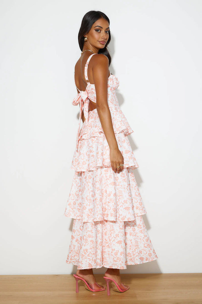 Full of Fun Maxi Dress Orange