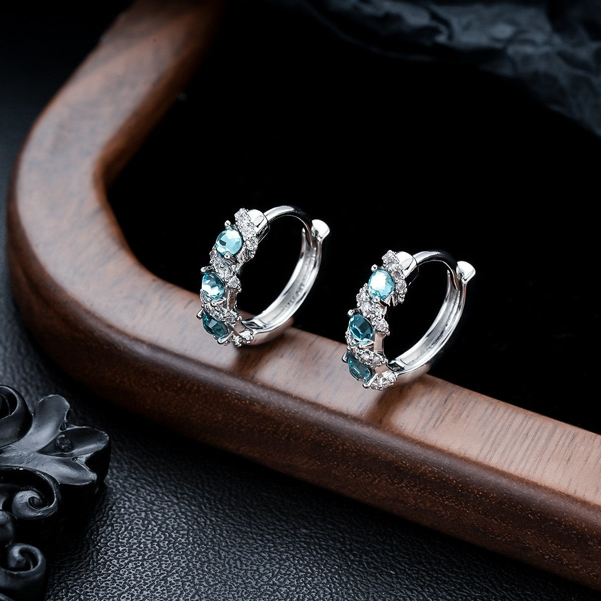 Elegant Topaz Earrings