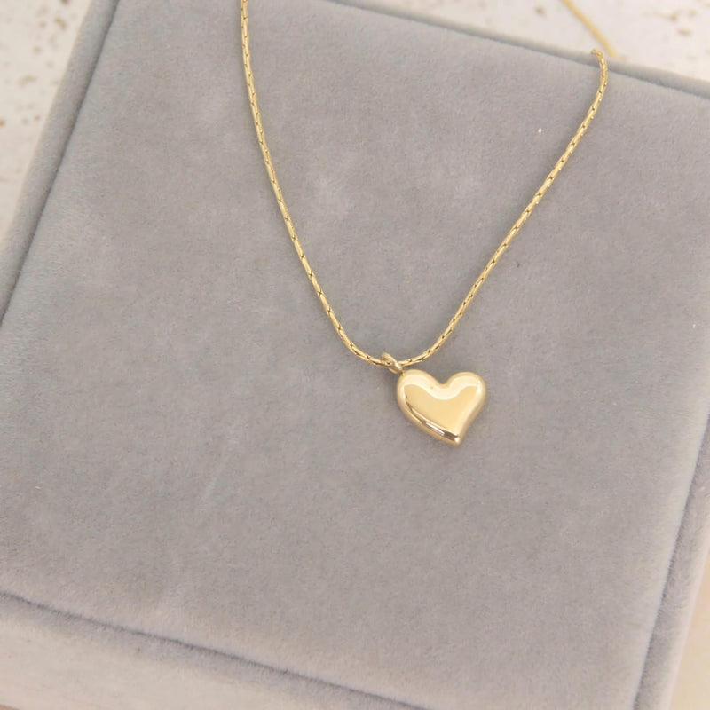 Classic Gold Heart Necklace