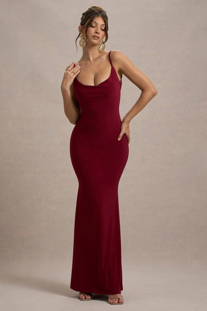 Veloria™ Luxe Lace-back Maxi Dress — Command Every Room With Irresistible Confidence and Timeless Elegance