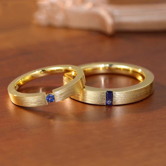 Classic Gold Sapphire Ring