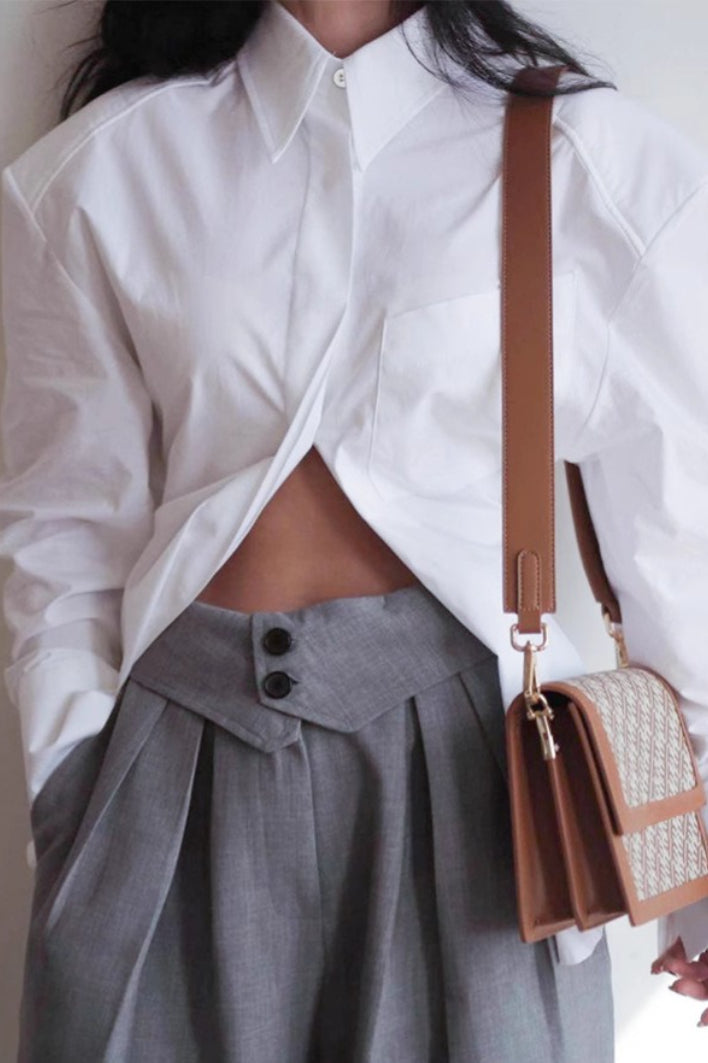 Cutout Back Blouse