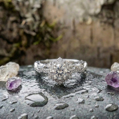 Vintage Radiance Silver Ring