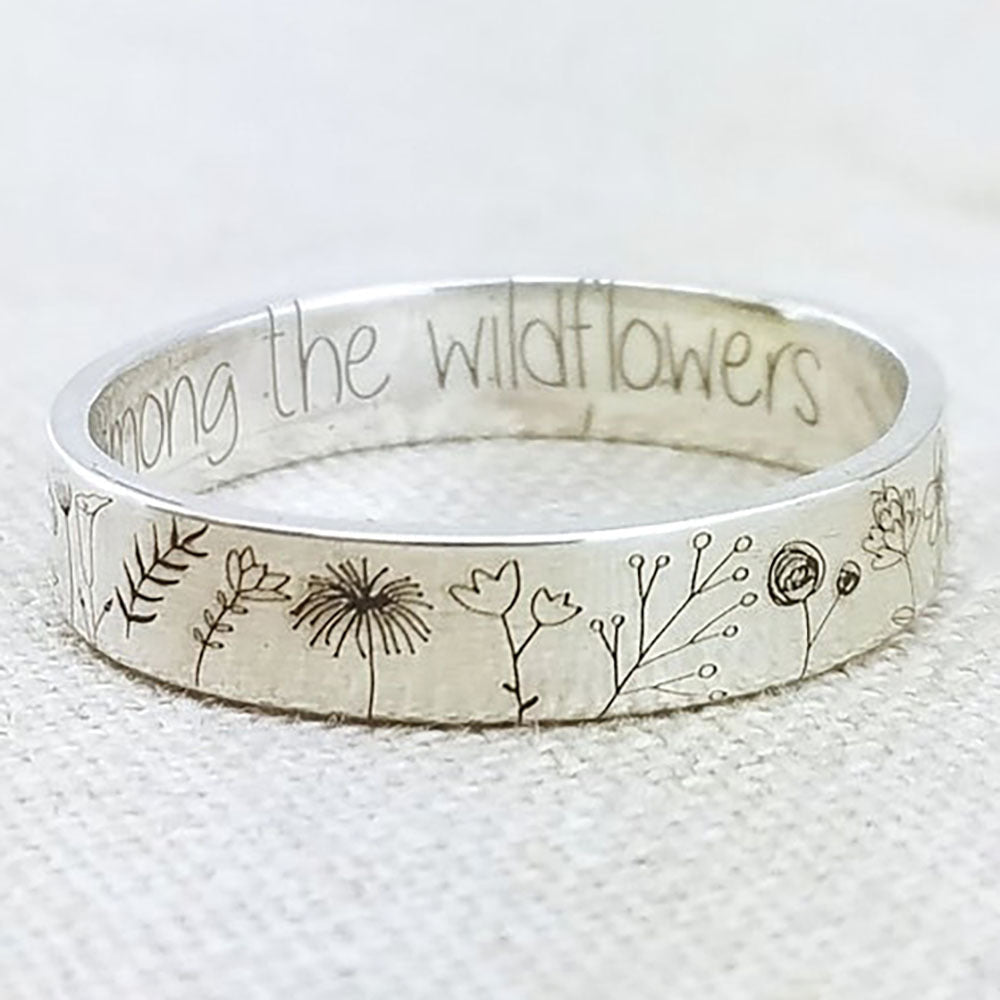 Handmade Wildflower Ring
