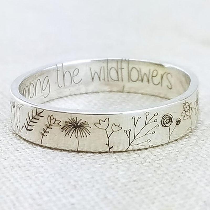 Handmade Wildflower Ring